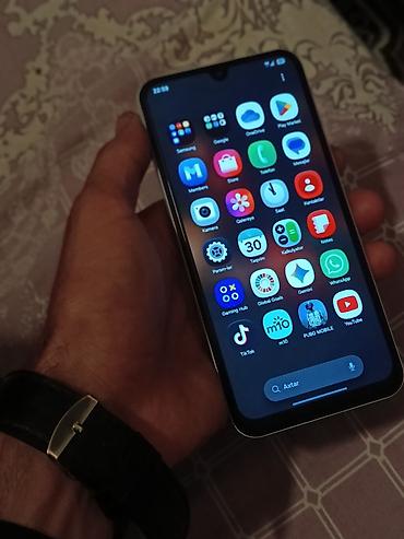 Мобильные телефоны: Samsung Galaxy A15, 128 ГБ, цвет - Белый, Отпечаток пальца — 4