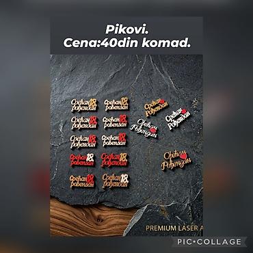 Pikovi za dekoraciju torti i kolača – natpis „Srećan rođendan“. -