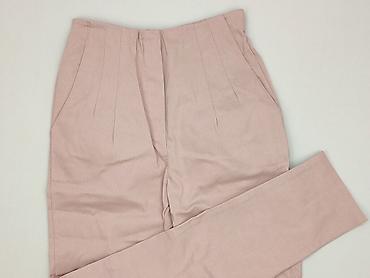 pull and bear spodnie lniane: Spodnie materiałowe damskie, rozmiar S — 1