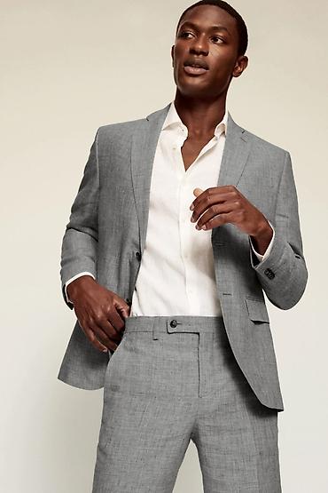 костюм лен: Костюмный пиджак slim fit изо льна Линия Tailored. Slim fit. 100% — 2
