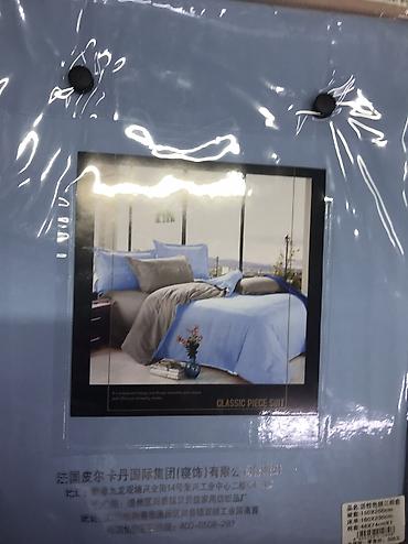 bed sheets: День ночь комплекты полуторки 1300сом, белый комплект постельного — 7