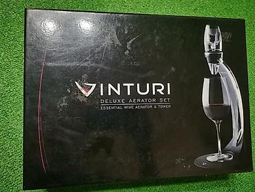 Сервировочная посуда и аксессуары: Vinturi Deluxe Aerator Set — набор для аэрации красного вина с — 1