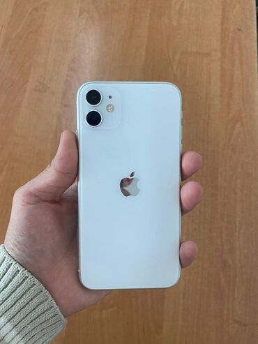 iphone 11 256gb цена бишкек: IPhone 11, Б/у, 128 ГБ, White Titanium, Защитное стекло, Чехол, Зарядное устройство, 73 %