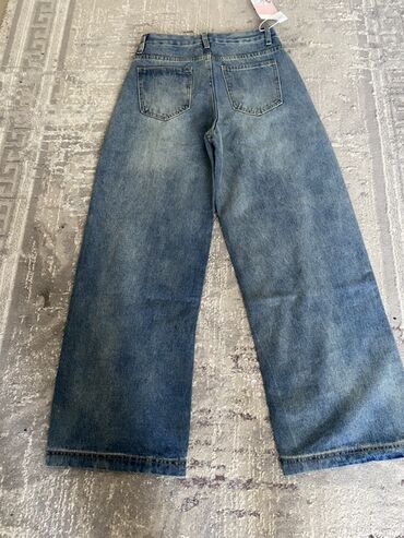 джинсы дольче габбана: Джинсы, Бэгги, Средняя талия, Вареные, M, L