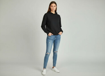 spodnie dresowe by o la la: Women`s hoodie, size S