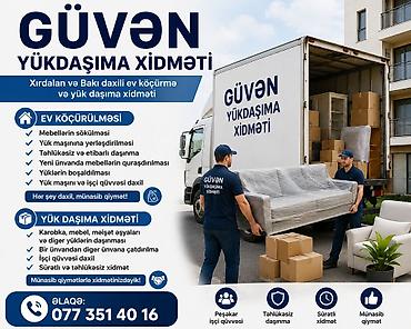 156 yükdaşıma: 🚛 GÜVƏN YÜKDAŞIMA XİDMƏTİ 🚛 Xırdalan və Bakı daxili ev köçürmə və yük — 1