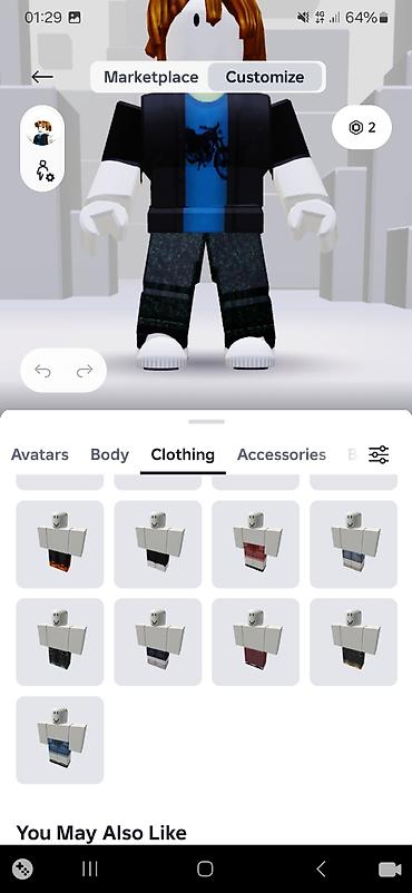 Комплекты одежды: Набор аватаров и одежды для Roblox (скриншоты из меню — 7