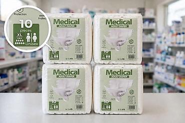 50 qepik satilir xL ölçu böyüklər üçün pampers bez Medical Adult
