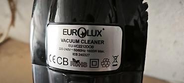 süd çeken: Eurolux şaquli tozsoran Model: EU-VC2212DOB Gərginlik: 220–240V — 3