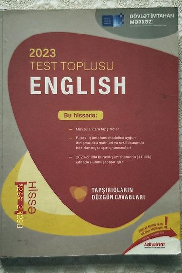 Testlər: Məhsul: “2023 Test Toplusu – English” (DİM) Təsvir: - Dövlət İmtahan — 1