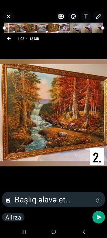 Şəkillər, tablolar: Ölçü 130/70.  Səhifəyə daxil olun digər rəsmlərə baxa bilərsiniz. Real — 5