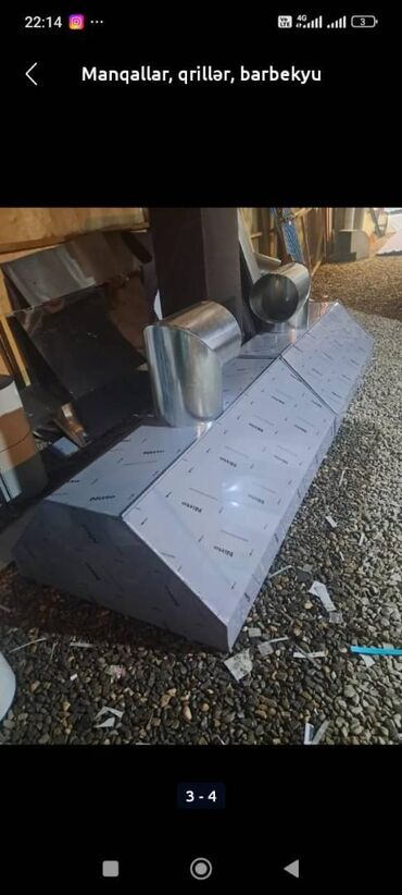 Havalandırma sistemləri: Havalandirma Zontiklerin ve Borularin Hazirlanmasi, Her Ölçüde ve — 2