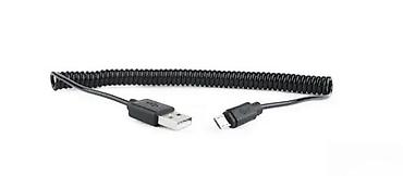 Fiksni telefoni: Spirala kabl za fiksni telefon – modularni 4P4C (RJ9/RJ10) - Spiralni — 8