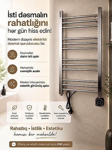 Hamam suşilkaları: ▪️Paslanmaz materialdan dəsmalqurudanlar (Nerj 304) -da lalafo.az — 16 Hamam suşilkaları: ▪️Paslanmaz materialdan dəsmalqurudanlar (Nerj 304) — 16