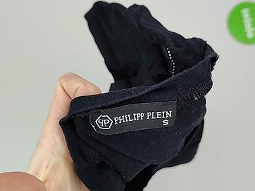 czarne botki: Philipp Plein, T-shirt damski, rozmiar S — 4