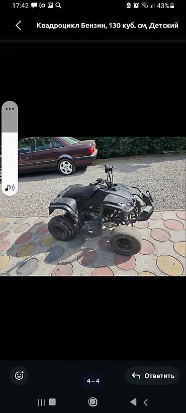 bad ass: Подростковый квадроциклквадроцикл на бензине, объем двигателя 130 куб — 1