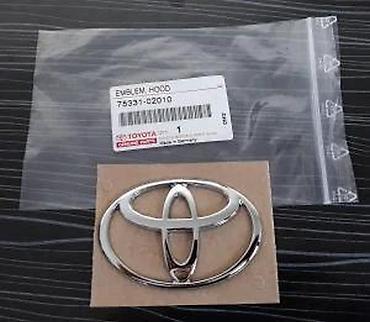 Auto delovi, gume i tjuning: Samolepljv znak Toyota 7,9 x 5,2cm - original. Samolepljvi znak Toyota — 6
