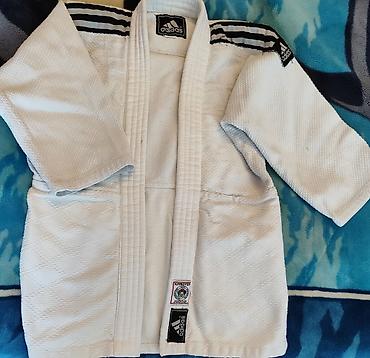 Uşaq dünyası: Adidas uşaq cüdo kimono dəsti - Brend: Adidas - Rəng: ağ - Komplekt — 3