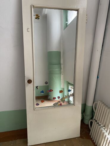 пластик эшик б у: Жабык ички эшик, Жыгач, түсү - Ак, Колдонулган