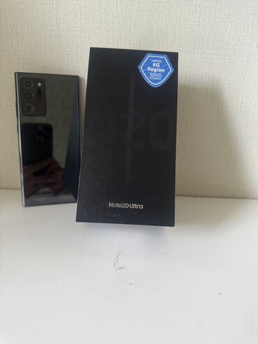 планшеты в бишкеке бу: Samsung Galaxy Note 20 Ultra, Колдонулган, 256 ГБ, түсү - Кара, 2 SIM
