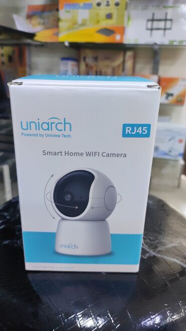 təhlükəsizlik kameralarının satışı: Uniarch rj45 ip kamera, 360 firlanir, herekete reaksiya verir, insan