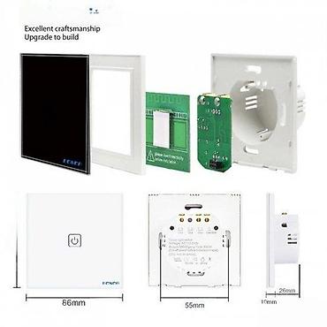 Prekidači: DUPLI PREKIDAČ NA DODIR TOUCH PREKIDAČ ZIDNI PREKIDAČ ZLATNI | *U — 10