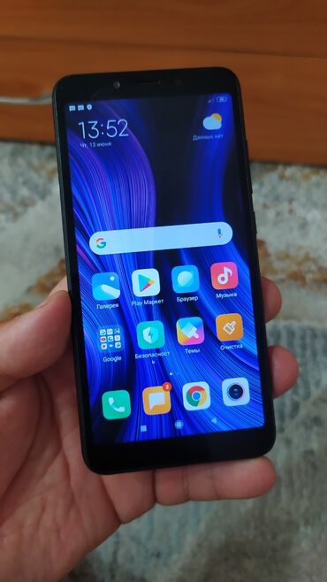 телефон rebmi: Xiaomi, Redmi 6, Колдонулган, 32 GB, түсү - Кара, 2 SIM