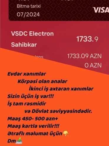 ofis meneceri vakansiya 2020 v Azərbaycan | Ofis-menecerlər, katiblər: Xanımlar üçün is Tecrube təhsil vacib deyil ❎ Gelir artandir Maaş