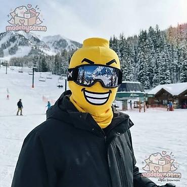 Жеке буюмдар: Балаклава-капюшон «LEGO-смайл» для зимних видов спорта - Яркий желтый — 4