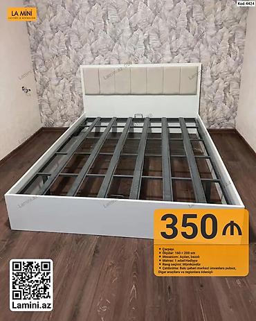 Ev üçün mebel: Çarpayı – açılan, bazalı model - Ölçü: 160 × 200 sm - Mexanizm — 1