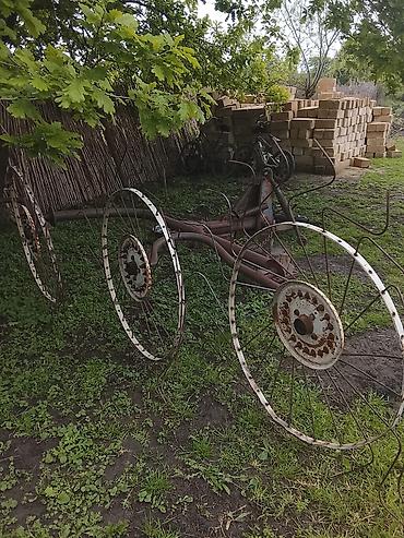traxdor: Ot biçən/çırpıcı tırmık – traktor asqısına qoşulan “günəş tırmığı” - — 2