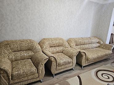 Klassik üslubda yumşaq mebel dəsti divan acilir kravat olur -