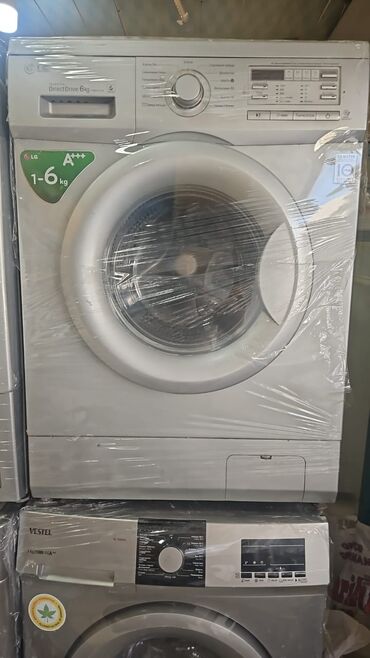 Paltaryuyan maşınlar: Paltaryuyan maşın LG, 6 kq, Avtomat, Qurutmasız