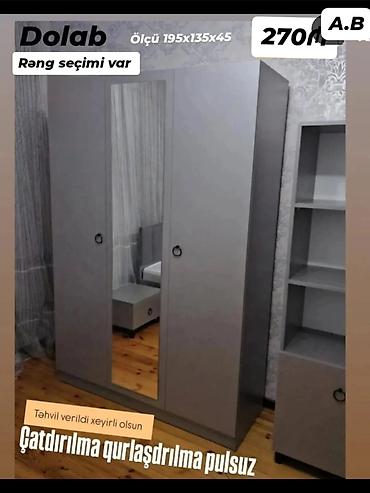 salon güzgüləri: Məhsul: Geniş həcmli paltar şkafları Xüsusiyyətlər: - Ölçülər: - — 6