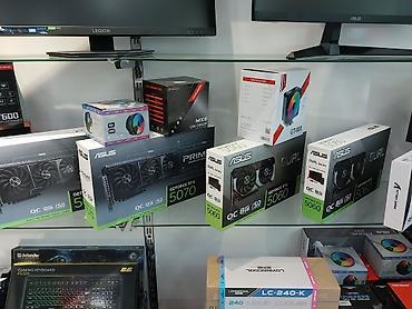 rtx 5700: Kompüter hissələri və aksessuarları vitrini — əsasən ASUS GeForce RTX — 1
