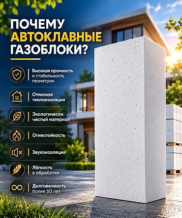 пилу: Газоблок, Автоклавный, 600x200x300, D600 — 9