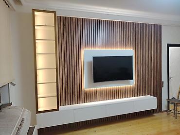 Sifarişlə TV stendlər: Siyirməli, Polkalı, MDF — 4