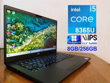 Ноутбуки: Ультрабук, Dell, 8 ГБ ОЗУ, Intel Core i5, 13.3 ", Б/у, Для несложных задач, память NVMe SSD