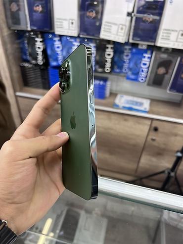 aifon 15 pro max: IPhone 13 Pro Max, Б/у, 128 ГБ, Alpine Green, Защитное стекло, 77 % — 5