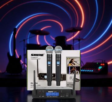 shure glxd4: Shure GLXD4R rəqəmsal simsiz mikrofon sistemi – səhnə, tədbir və — 1