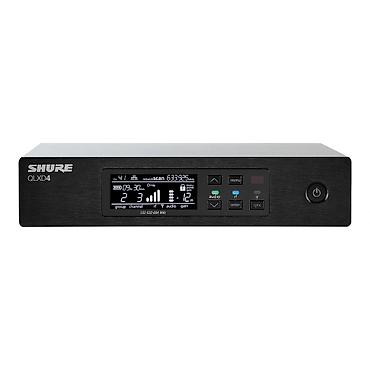 w power rol: Shure QLXD4E-H51 rəqəmsal simsiz mikrofon qəbuledicisi - H51 tezlik — 1