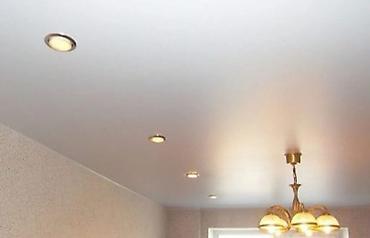 Натяжной потолок: Натяжной потолок Матовое Монтаж — 5