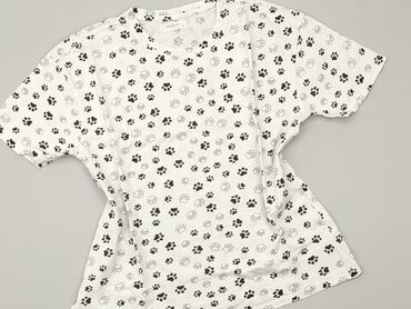 calvin klein t shirty damskie białe: T-shirt, Reserved, S, stan - Dobry