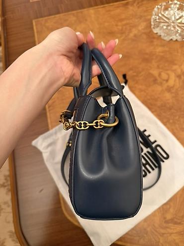 Çantalar: Original Love Moschino çanta - Rəng: tünd mavi - Material: hamar — 9