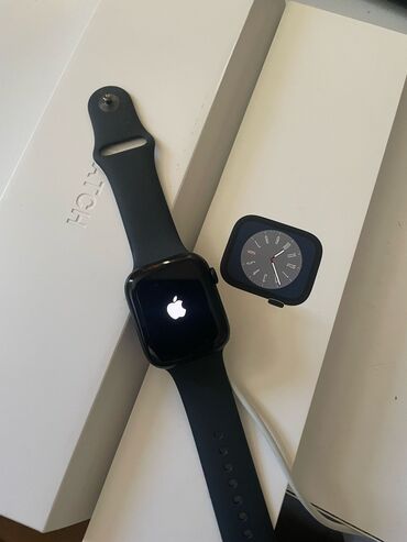 watch 8: İşlənmiş, Smart saat, Apple, Аnti-lost, rəng - Qara