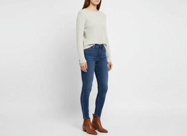 sweter w paski mango: Sweter damski, rozmiar L