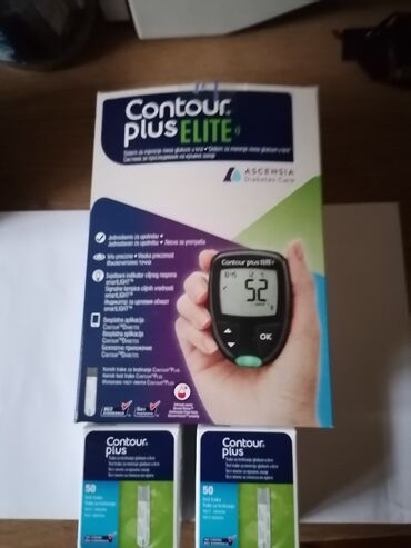 accu chek performa test trake cena: Contour plus trake( dve kutije) i aparat za merenje šećera u krvi!