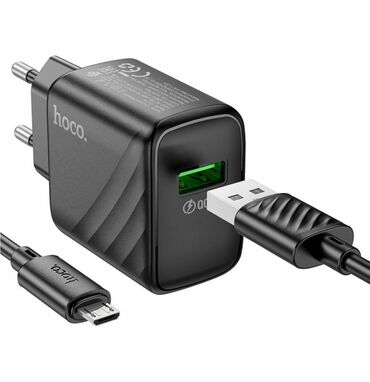 4000 сом телефон: CS21A Rich, зарядное устройство с одним USB-A 18W портом, EU штекер