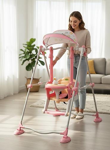 Uşaqlar üçün digər mallar: 🎀👶 **Tiny Tots JR0117 UŞAQ YELLƏNCƏYİ** – ƏYLƏNCƏ VƏ TƏHLÜKƏSİZLİK BİR — 2