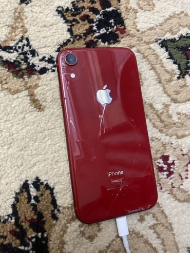 айфон икс р: IPhone Xr, Б/у, Красный, Чехол
